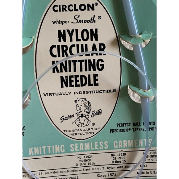 Susan Bates Circluar Knitting Needle 29 inch size 10 - New - Picture 4 of 11